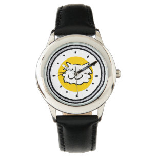 Reloj De Pulsera Gato sonriente divertido en un