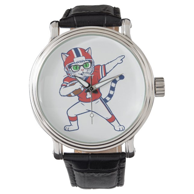 Reloj De Pulsera Gato Touchdown  (Anverso)