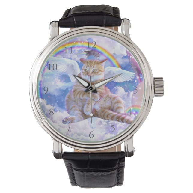 Reloj De Pulsera Gato Unicornio - Caticorn (Anverso)