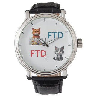 Reloj De Pulsera Gatos contra Trump