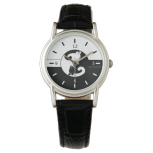 Reloj De Pulsera Gatos de Yin yang