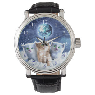 Reloj De Pulsera Gatos en la nube