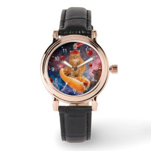 Reloj De Pulsera Gatos, tomates y perros calientes