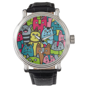 Reloj De Pulsera Gatos y gatos