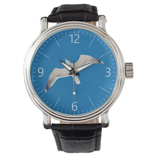 Reloj De Pulsera Gaviota voladora (Anverso)