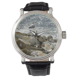 Reloj De Pulsera Gaviota y mar