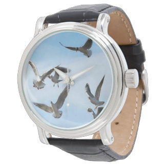 Reloj De Pulsera Gaviotas de Cabeza Negra del Bósforo Arte