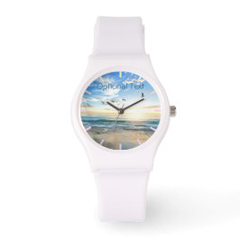 Reloj De Pulsera Gaviotas de playa matutinas
