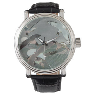 Reloj De Pulsera Gaviotas sobre olas del océano por Louis Agassiz F