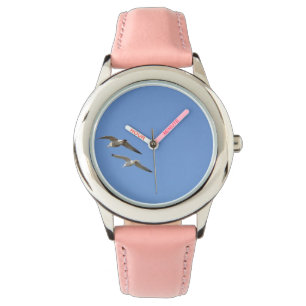 Reloj De Pulsera Gaviotas volando alto -