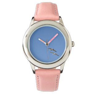 Reloj De Pulsera Gaviotas volando alto -