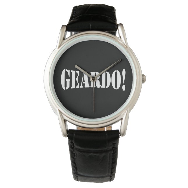 RELOJ DE PULSERA ¡GEARDO! (Anverso)