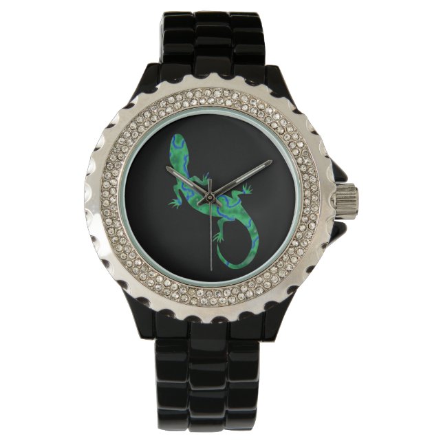 Reloj De Pulsera Gecko verde (Anverso)