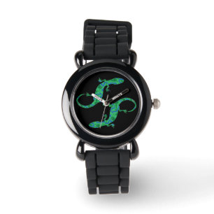 Reloj De Pulsera Gecko verde