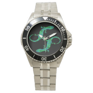 Reloj De Pulsera Gecko verde
