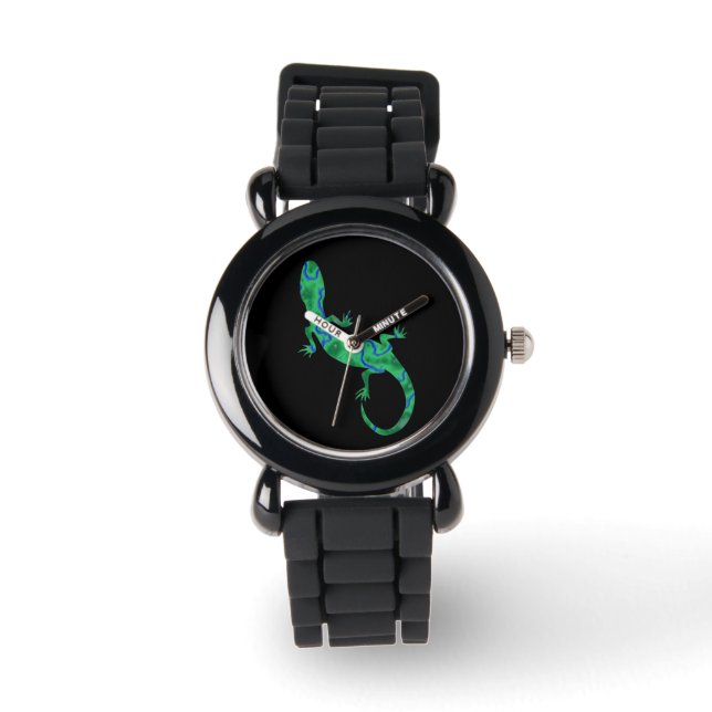 Reloj De Pulsera Gecko verde (Anverso)