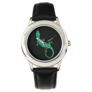 Reloj De Pulsera Gecko verde