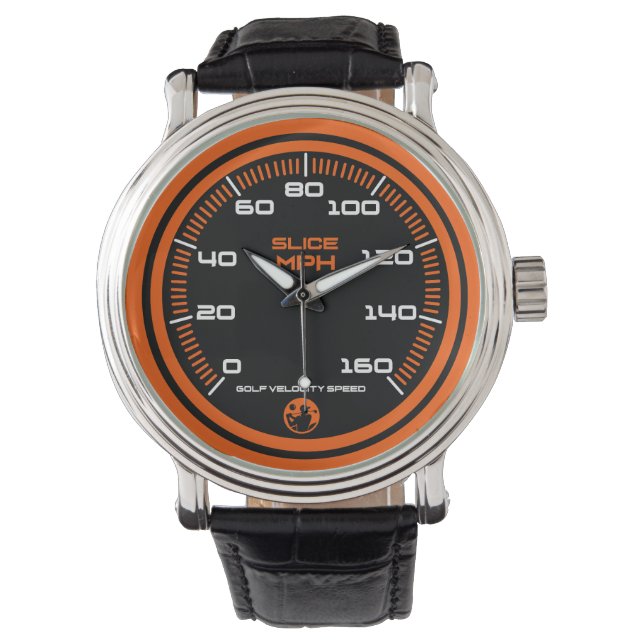 Reloj De Pulsera Geek de Golf de Velocidad (Anverso)