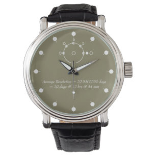 Reloj De Pulsera GEEK   fase lunar