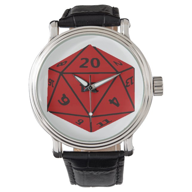 Reloj De Pulsera Geeky Dice (Anverso)
