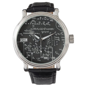 Reloj De Pulsera Geeky Math Mathematics Personalizado