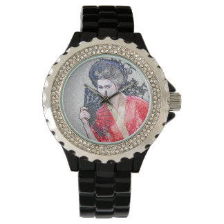 Reloj De Pulsera Geisha Chica Diamante de imitación Watch