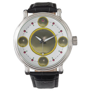 Reloj De Pulsera GEM DIGITAL Aga gris dorada de PIEDRA