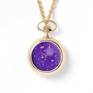 Reloj De Pulsera Gema grande y falsa lapis lazuli