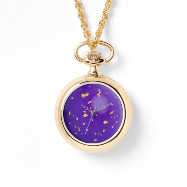 Reloj De Pulsera Gema grande y falsa lapis lazuli (Anverso)