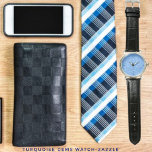 Reloj De Pulsera Gemas turquesas<br><div class="desc">Efectos especiales de imagen, produjeron este Resumen, diseño gráfico-en un llamativo, sombra de Turquesa, con texturización, aspectos.</div>