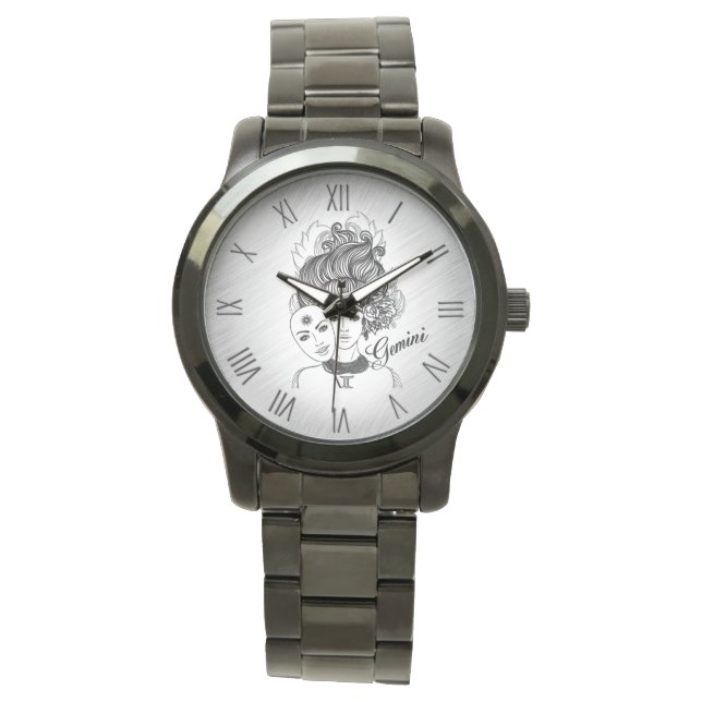 Reloj De Pulsera Gemini Masked Lady Zodiac (Anverso)