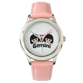 Reloj De Pulsera Gemini Rótulo Zodiac Gemini Gemelos Chicas Niños
