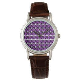Reloj De Pulsera Gemstone Purple tanzano