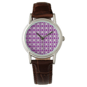 Reloj De Pulsera Gemstone Purple tanzano