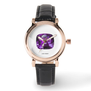 Reloj De Pulsera Gemstone púrpura