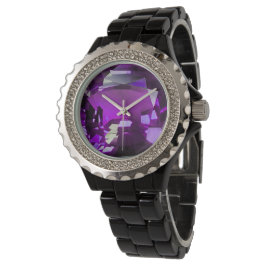 Reloj De Pulsera Gemstone púrpura