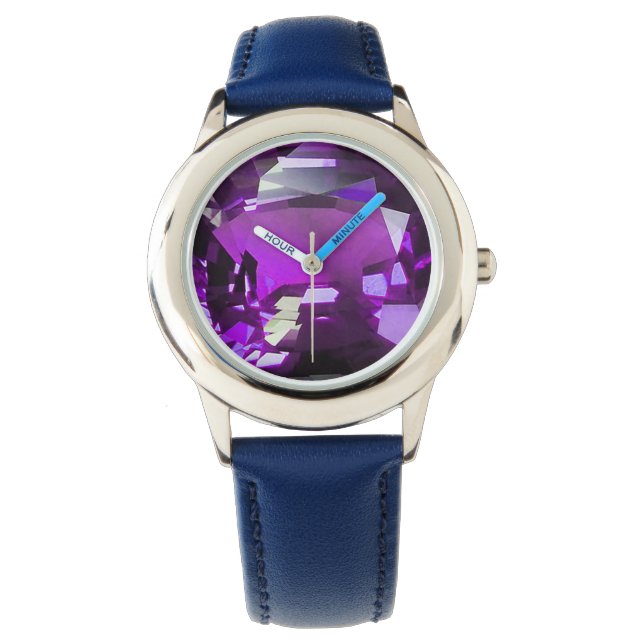 Reloj De Pulsera Gemstone púrpura (Anverso)
