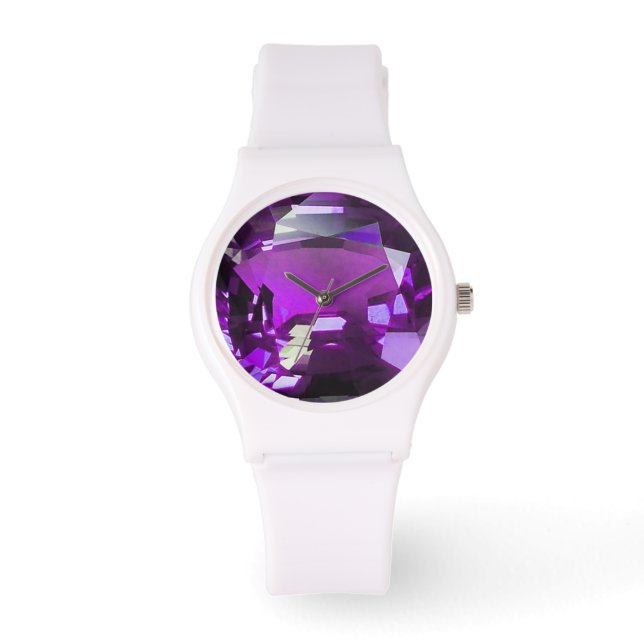 Reloj De Pulsera Gemstone púrpura (Anverso)