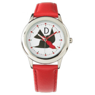 RELOJ DE PULSERA GEMSTONES DE AVES ROJAS MONOGRAM