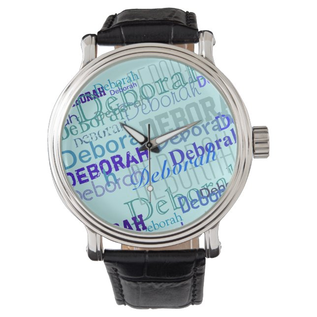 Reloj De Pulsera generador de patrones de nombre (Anverso)
