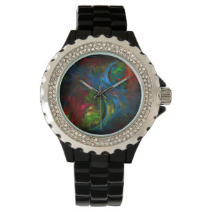 Reloj De Pulsera Génesis Arte abstracto azul