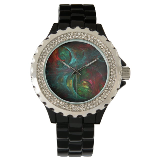 Reloj De Pulsera Génesis Nova Resumen Arte (Anverso)