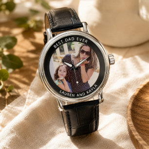 Reloj De Pulsera Genial MEJOR PAPÁ DEL MUNDO Foto moderna del Día d