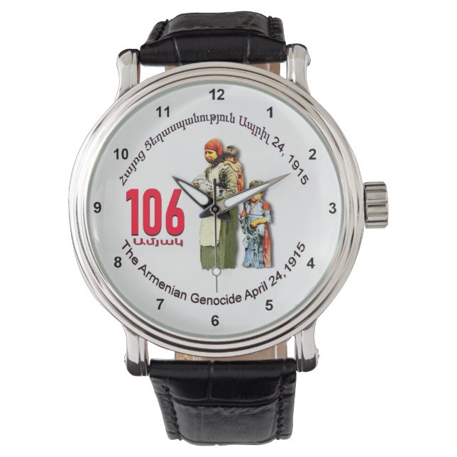 Reloj De Pulsera Genocidio armenio 106 años (Anverso)