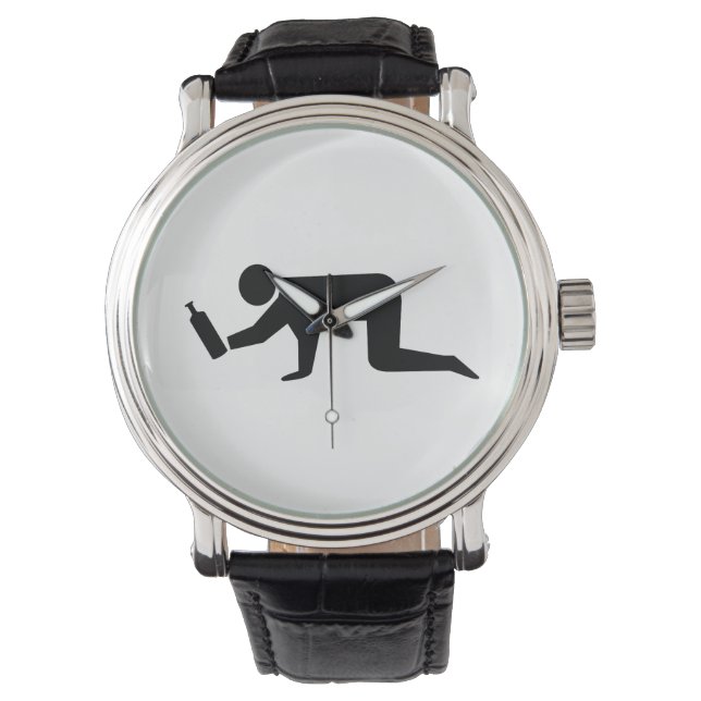 Reloj De Pulsera Gente Ebria (Anverso)