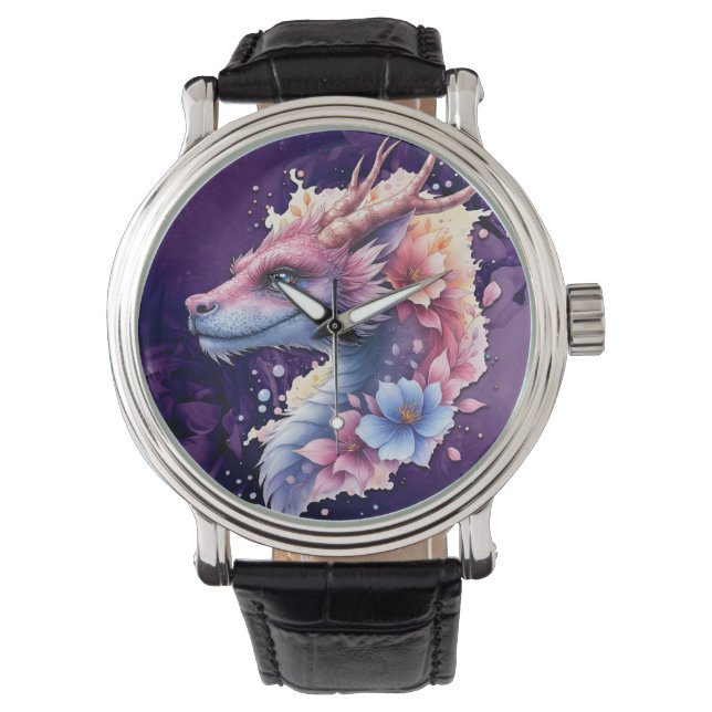 Reloj De Pulsera Gentle Guardian Dragon.  (Anverso)