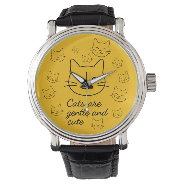 Reloj De Pulsera Gentle Whiskers (Anverso)