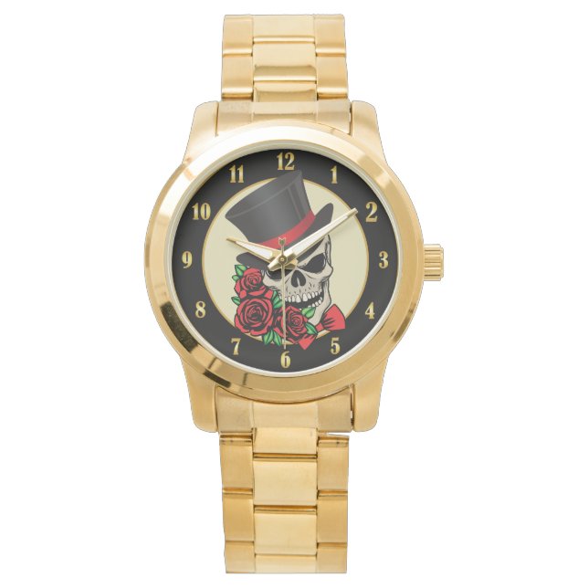 Reloj De Pulsera Gentleman Skull (Anverso)