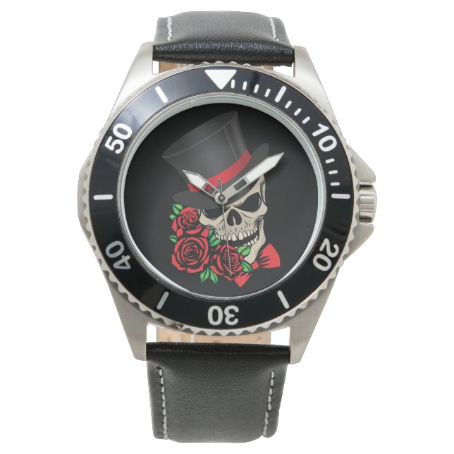 Reloj De Pulsera Gentleman Skull (Anverso)
