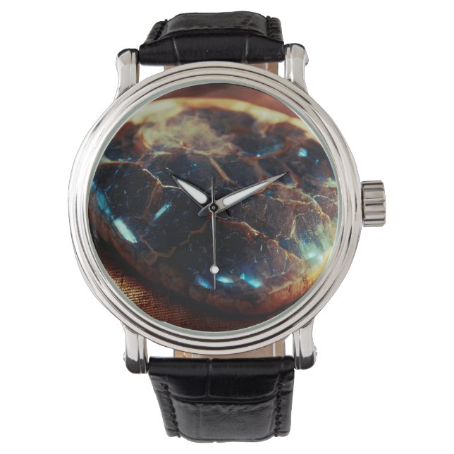 Reloj De Pulsera Geode Crystals Labradorite Gemstones (Anverso)